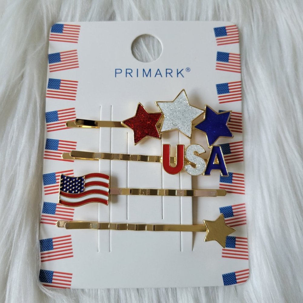 Primark Patriotic Bobby Pins